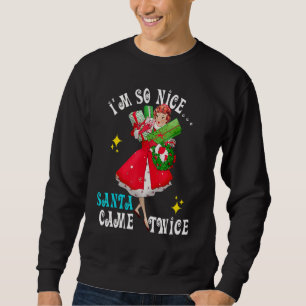 Sudadera Soy tan buena Santa Came dos veces Chiste sucio y 