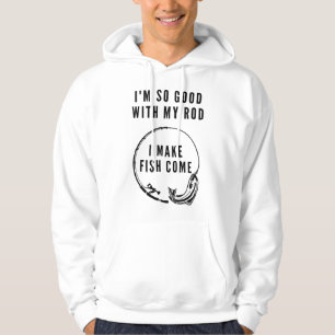 Sudadera Soy tan bueno con mi ROD que hago pescado come_185