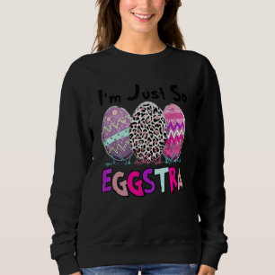 Sudadera Soy tan divertida Eggstra Huevo Cestas de Pascua p