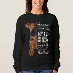 Sudadera Soy Tu Amigo Tu Pareja Tu Aterrador Galés D