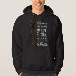 Sudadera Soy Tu Amigo Tu Pareja Tu Chocolate Lab D