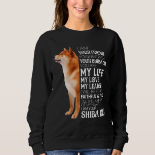 Sudadera Soy Tu Amigo Tu Pareja Tu Perro Shiba Inu M