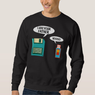 Sudadera Soy Tu Padre Usb Floppy Disk It Computer Geek