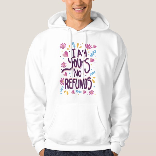 Sudadera Soy tuya sin reintegros (Anverso)