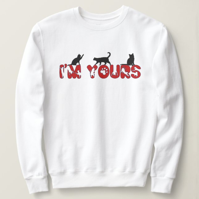 Sudadera Soy tuyo, amor (Anverso del diseño)