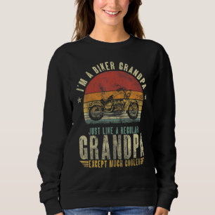 Sudadera Soy un abuelo ciclista igual que un abuelo ordinar
