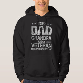 Sudadera Soy un abuelo de papá y un veterano nada me asusta