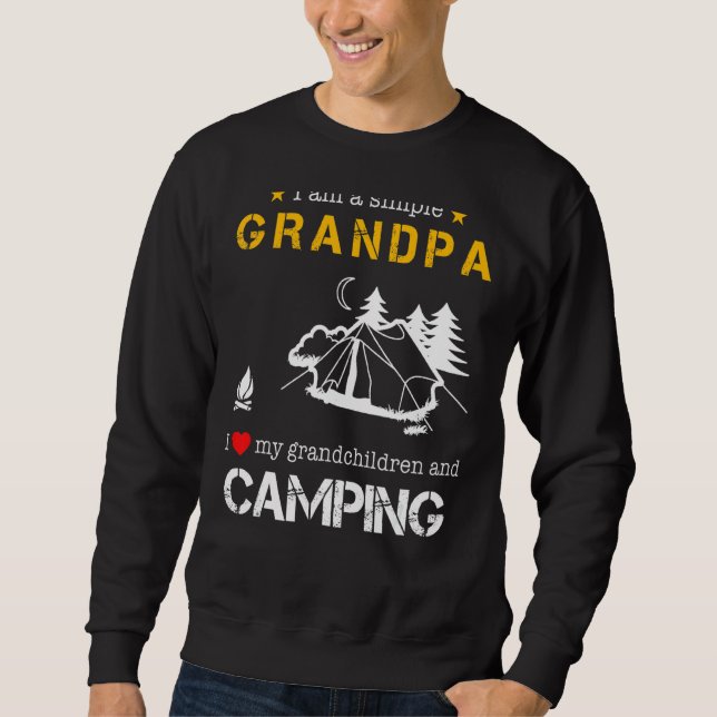 Sudadera Soy Un Abuelo Simple Que Amo A Mis Nietos Y (Anverso)
