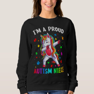Sudadera Soy un autismo orgulloso, una sobrina que abusa de