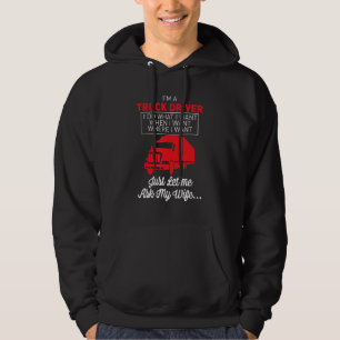 Sudadera Soy un camionero y hago lo que quiero que me deje
