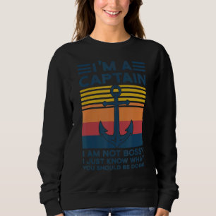 Sudadera Soy un capitán, no soy jefe, solo conozco a los ba