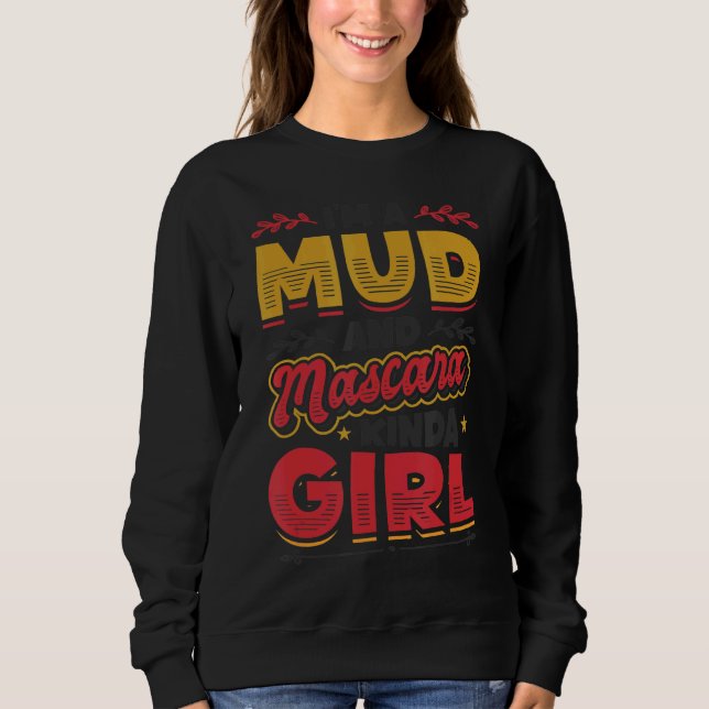 Sudadera Soy un Chica de barro y Mascara Kinda 1 (Anverso)