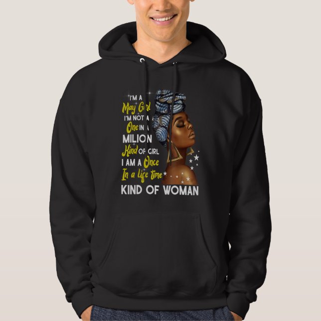 Sudadera Soy un Chica de mayo Taurus cumpleaños orgulloso M (Anverso)