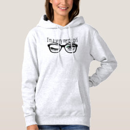Sudadera Soy un Chica muy nervioso con sombra de ojos verde