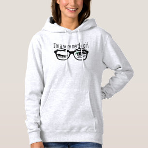 Sudadera Soy un Chica muy nervioso con sombra de ojos verde
