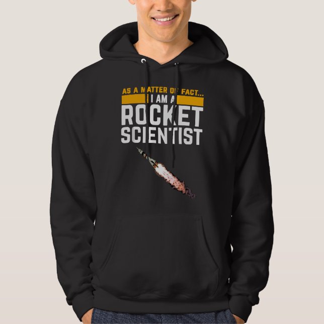 Sudadera Soy un científico de cohetes divertido ingeniero a (Anverso)