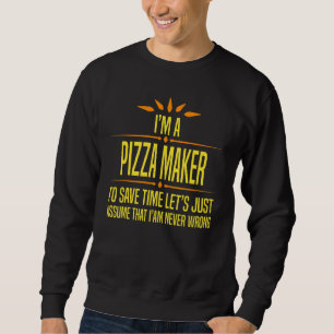 Sudadera Soy un creador de cocineros de pizza