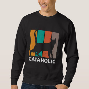 Sudadera Soy un dueño de gato católico Dueño de animales Du