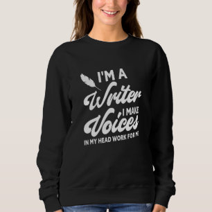 Sudadera Soy un escritor cita autor novelista escritura