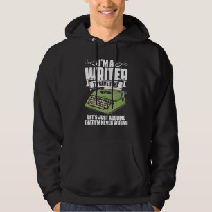 Sudadera Soy un escritor  Escritura de novelas para un auto