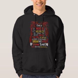 Sudadera Soy un friki del teatro Chiste musical de teatro