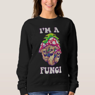 Sudadera Soy Un Fungi Mushroom Pun Fun Guy Biology Amanita