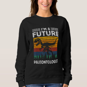 Sudadera Soy un futuro Paleontólogo Vintage Paleontología D
