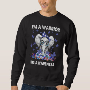 Sudadera Soy un guerrero Conciencia del síndrome del intest