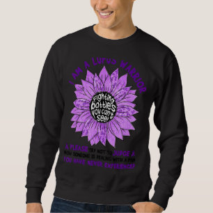 Sudadera Soy Un Guerrero Lupus Por Favor Intentar No Juzgar