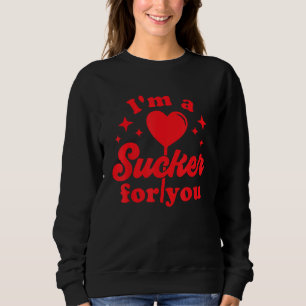 Sudadera Soy un incauto para ti Amor de corazón de caramel