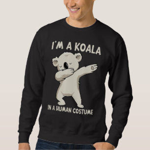 Sudadera Soy un Koala en un disfraz humano gracioso Dabbing