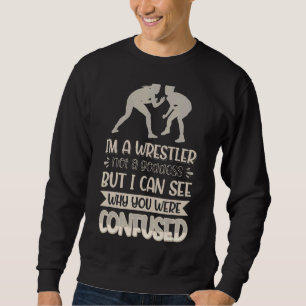 Sudadera Soy un luchador, no una diosa, puedo ver por qué f