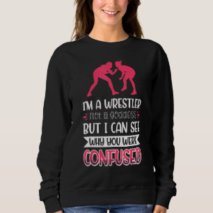 Sudadera Soy un luchador, no una diosa, puedo ver por qué f