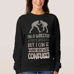 Sudadera Soy un luchador, no una diosa, puedo ver por qué f