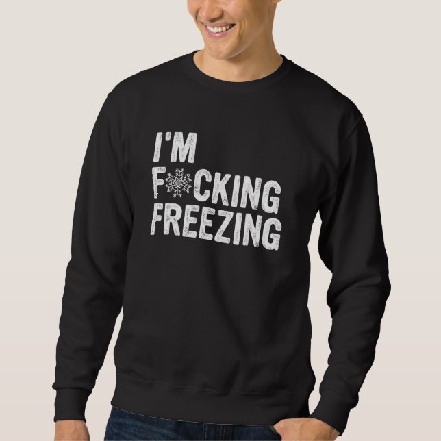 Sudadera Soy un maldito Aparato Congelador (Anverso)