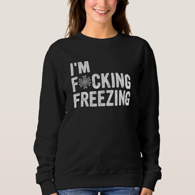 Sudadera Soy un maldito Aparato Congelador (Anverso)