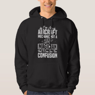 Sudadera Soy un mecánico de aeronaves, no una aviación mago