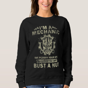 Sudadera Soy un mecánico, la persona, tu Chica, pero una im
