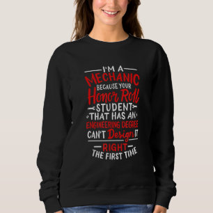 Sudadera Soy Un Mecánico Porque