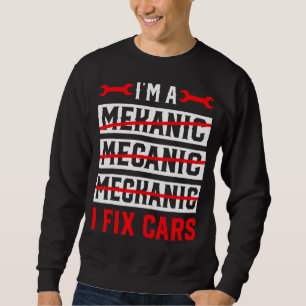 Sudadera Soy un mecánico que arreglo coches mecánicos mecán