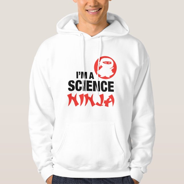 SUDADERA SOY UN NINJA DE LA CIENCIA (Anverso)