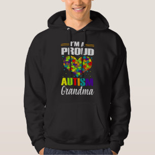 Sudadera Soy Un Orgulloso Autismo Abuela Partida De Concien