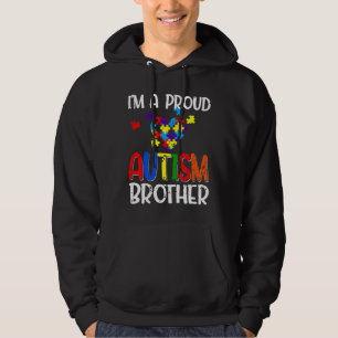 Sudadera Soy Un Orgulloso Autismo Hermano Autismo Disfraz D