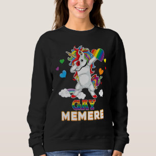 Sudadera Soy un orgulloso Lgbt Gay Memere Orgullo Dabbing U