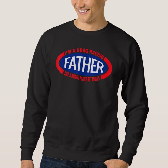Sudadera Soy un padre de Carreras de arrastre como un padre (Anverso)