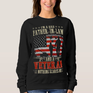 Sudadera Soy un padre de la ley y una veterana cicatriz de