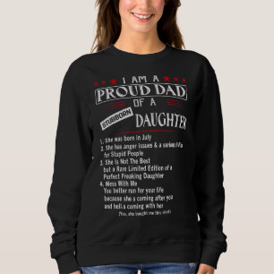 Sudadera Soy Un Padre Orgulloso De Una Hija Estúpida