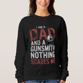 Sudadera Soy un papá y un armero Nada me asusta Entusiasta