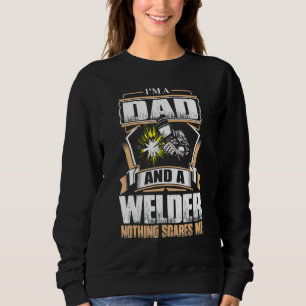 Sudadera Soy Un Papá Y Un Soldado Para Los Hombres Gracioso