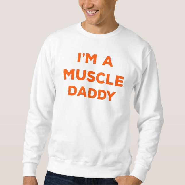 Sudadera Soy un papi muscular, una camiseta sin mangas (Anverso)